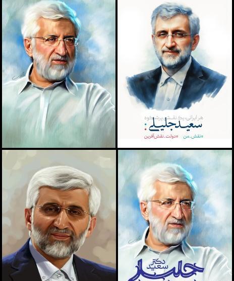 عکس حاج قاسم انتخابات