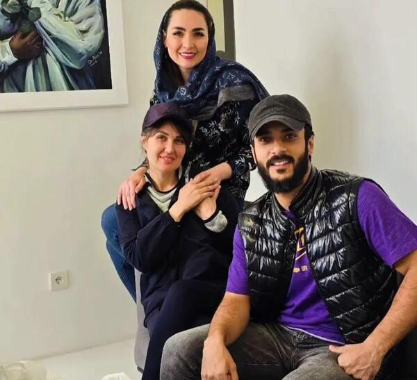 عکس ساعد سهیلی و همسرش
