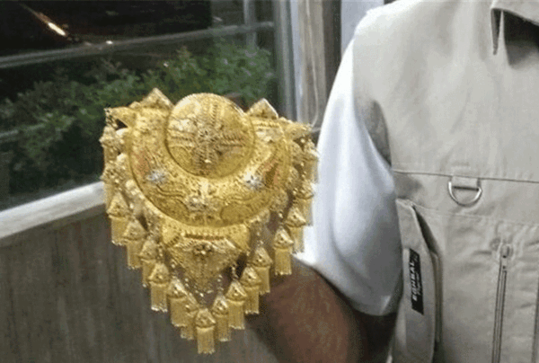 عکس گردنبند طلا بزرگ عربی
