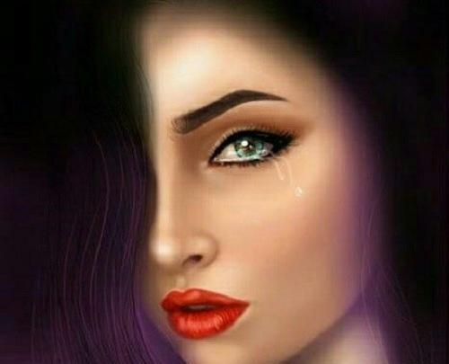 عکس چشم اشکی