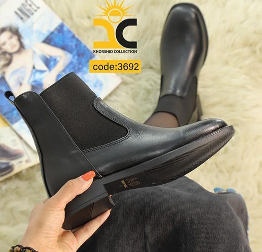 عکس نیم بوت چرم