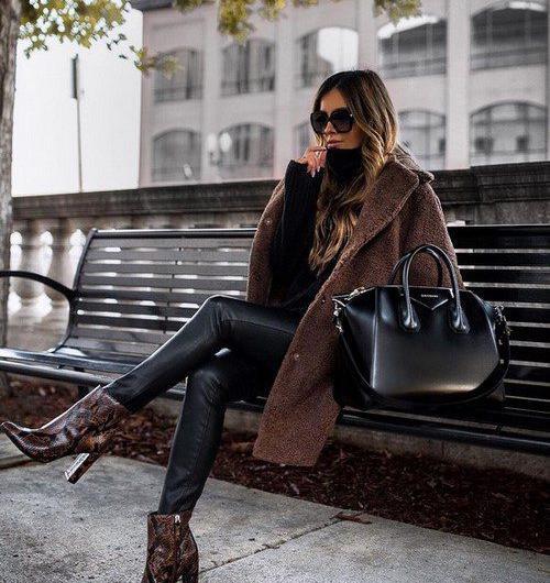 عکس نیم بوت چرم