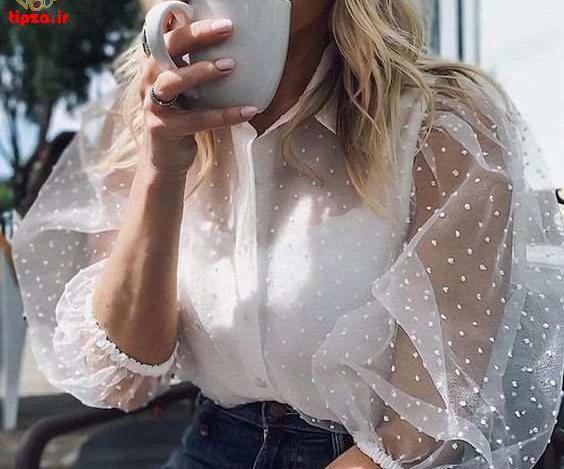 عکس شومیز توری