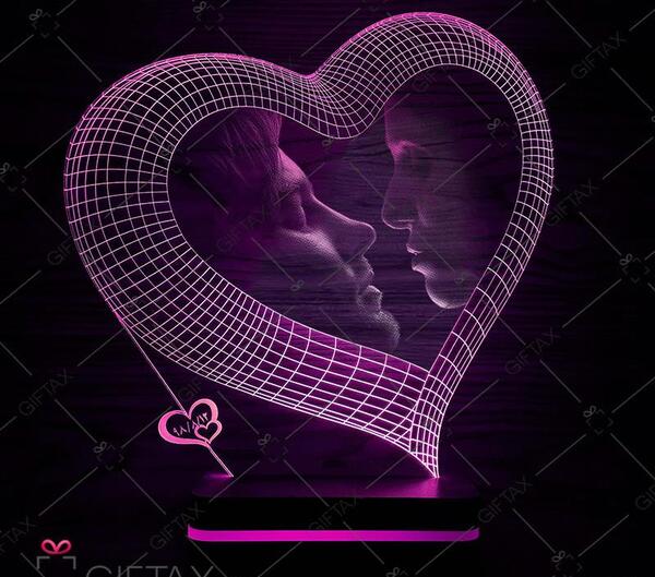 عکس قلب سه بعدی