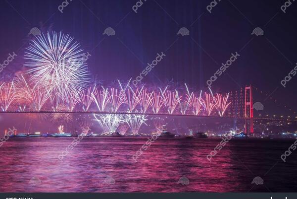 عکس استانبول شب