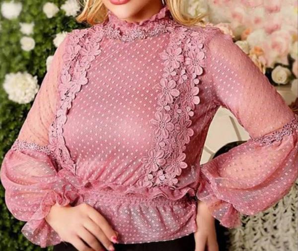 عکس شومیز دخترانه صورتی