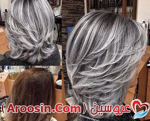 عکس رنگ مو ساده