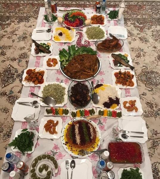 عکس سفره ایرانی