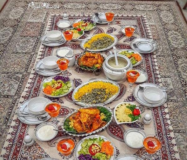 عکس سفره ایرانی