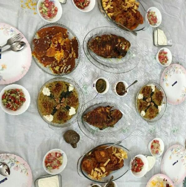 عکس سفره ایرانی