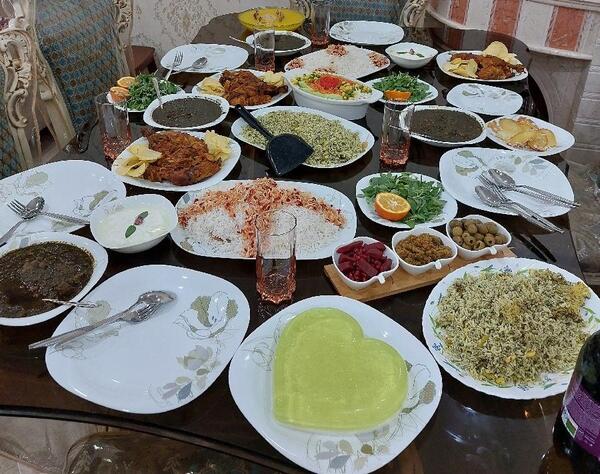 عکس سفره ایرانی