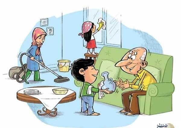 عکس از چهارشنبه سوری کارتونی