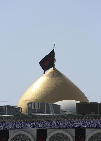 عکس پرچم امام حسین مشکی