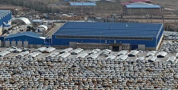 عکس انبار ایران خودرو