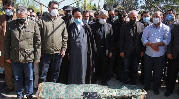 عکس آزاده نامداری جنازه