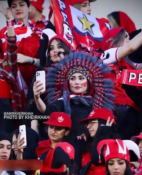 عکس طرفدار پرسپولیس
