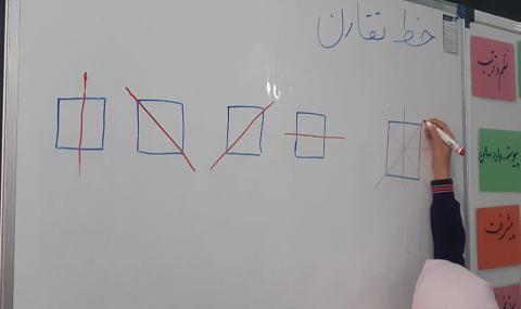 عکس ذوزنقه با خط تقارن