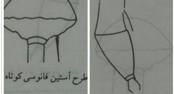 عکس مانتو بلند استین مچی