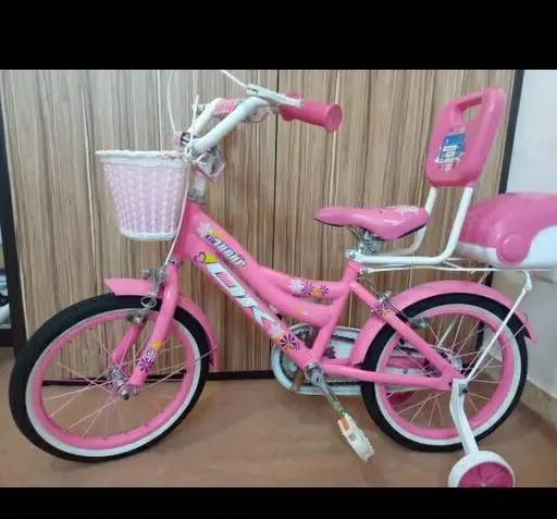 عکس دوچرخه صورتی بچه گانه