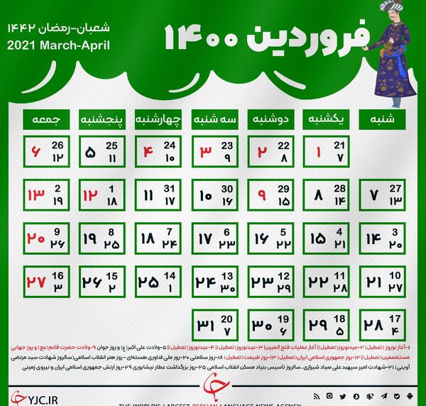 عکس ساعت تحویل سال ۱۴۰۱