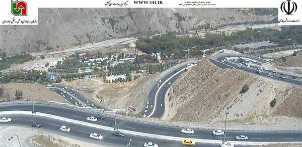 عکس جاده جاجرود