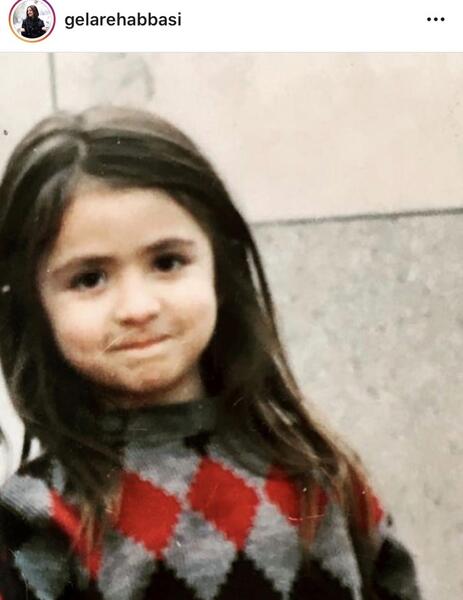 عکس بچگی گلاره عباسی