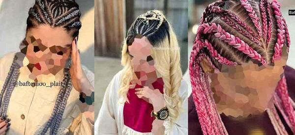عکس مدل مو بافت دخترانه