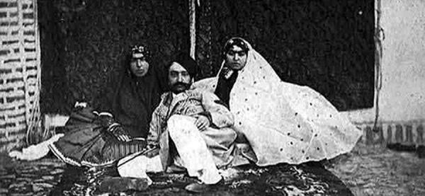 عکس جیران همسر محمد حسن خان قاجار
