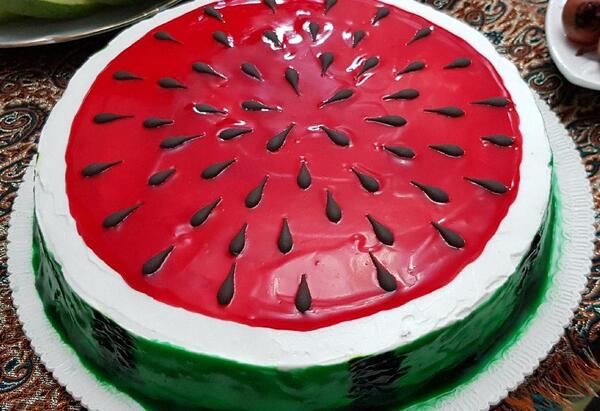 عکس ایده برای کیک یخچالی