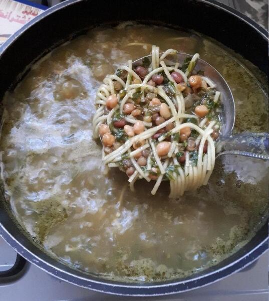 عکس قابلمه آش رشته