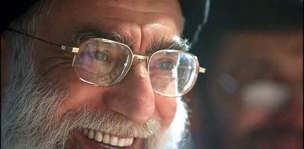 عکس لبخند خامنه ای