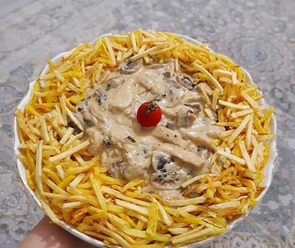 عکس غذا بیف استراگانوف