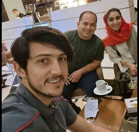 عکس سردار ازمون وهمسرش