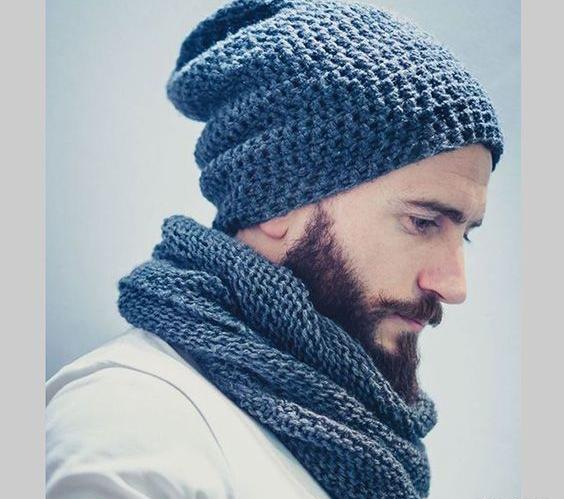 عکس کلاه و شال گردن مردانه