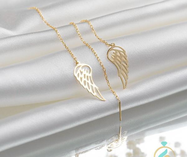 عکس گوشواره طلا زنجیری