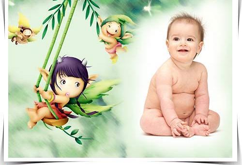 عکس لایه باز کودک
