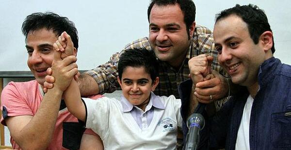 عکسهای امیر محمد و عمو پورنگ