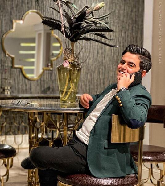 عکسهای امیر محمد و عمو پورنگ