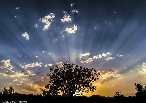 عکس آسمان یزد