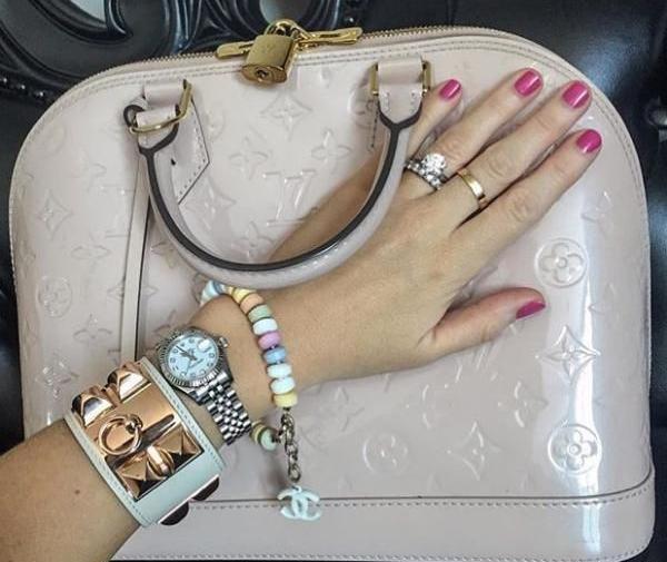 عکس کیف مجلسی ورنی