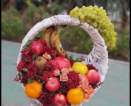عکس ایده تزیین وسایل شب یلدا برای عروس
