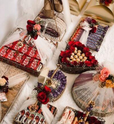 عکس ایده تزیین وسایل شب یلدا برای عروس