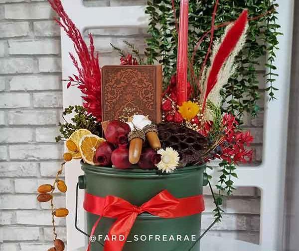 عکس ایده تزیین وسایل شب یلدا برای عروس
