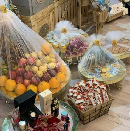 عکس ایده تزیین وسایل شب یلدا برای عروس