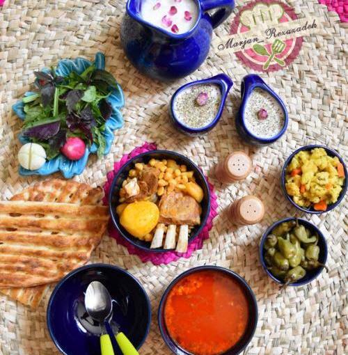 عکس از تزیین آبگوشت