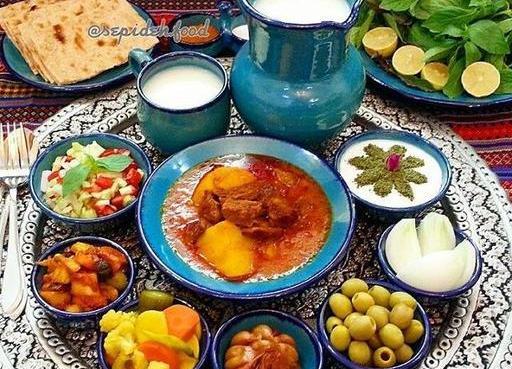 عکس از تزیین آبگوشت