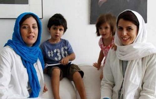 عکس لیلا حاتمی و فرزندانش