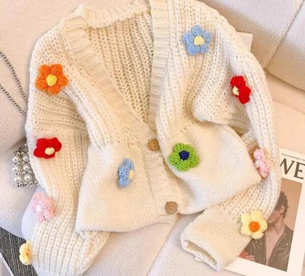 عکس ژاکت دخترانه بافت