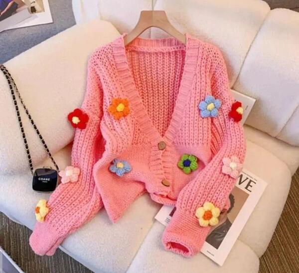 عکس ژاکت دخترانه بافت