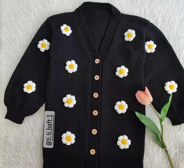 عکس ژاکت دخترانه بافت